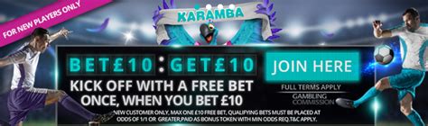 karamba free bet